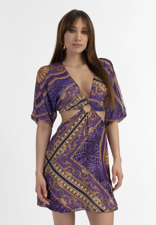 faina Women's Mini Dress With Cutouts