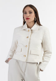 faina Damen Kurzblazerjacke