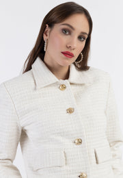 faina Damen Kurzblazerjacke