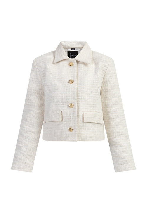 faina Damen Kurzblazerjacke
