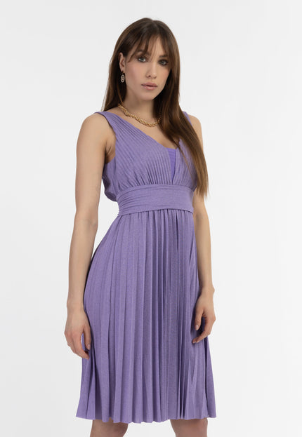 faina Damen Midi Kleid