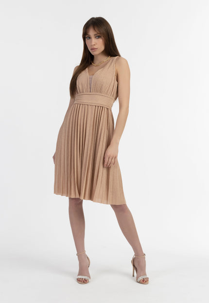 faina Damen Midi Kleid