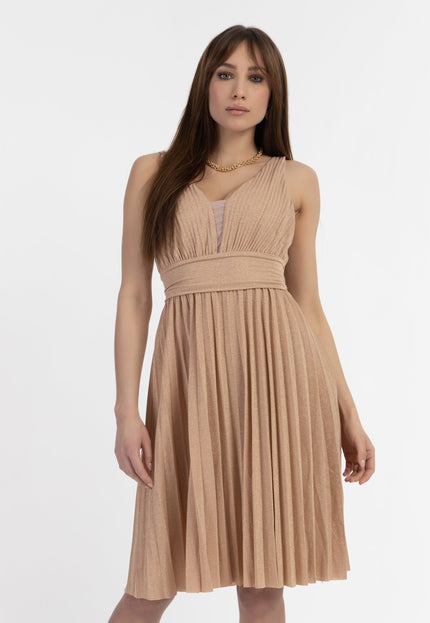 faina Damen Midi Kleid