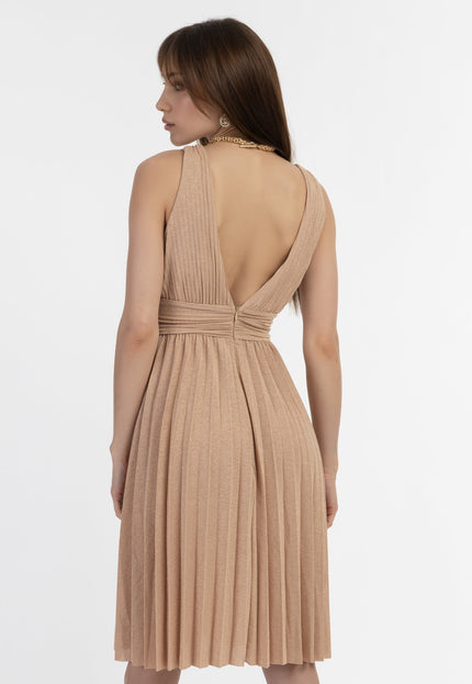 faina Damen Midi Kleid