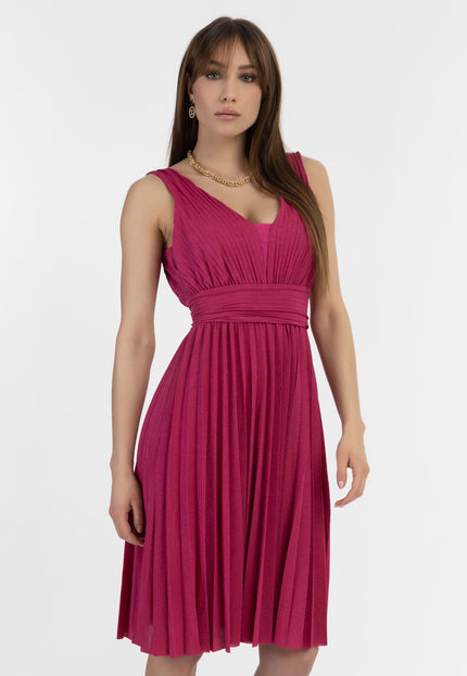 faina Damen Midi Kleid