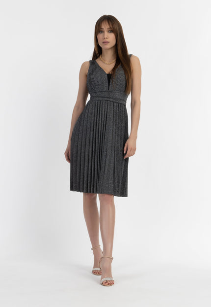 faina Damen Midi Kleid