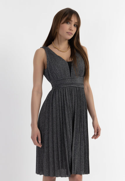 faina Damen Midi Kleid