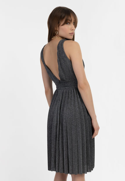 faina Damen Midi Kleid