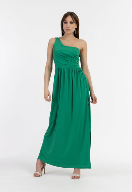 faina Damen Ein-Schulter Maxi Kleid