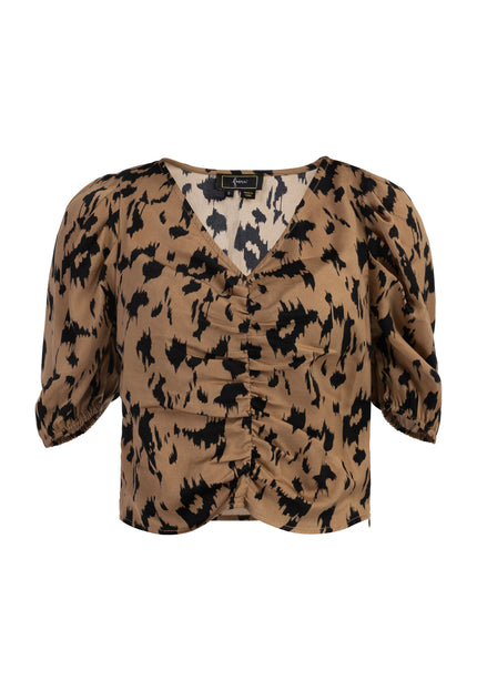 faina Damen Drapierte Bluse