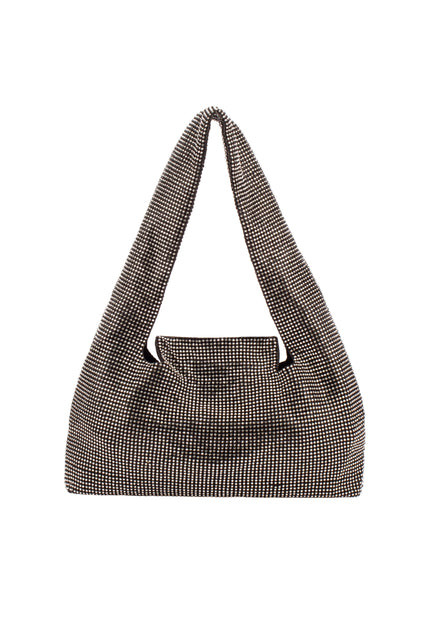 faina Damen Kristall Schultertasche