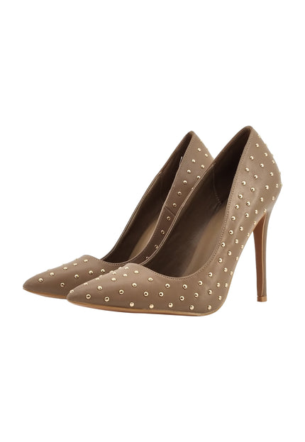 faina Damen Pumps mit Nieten