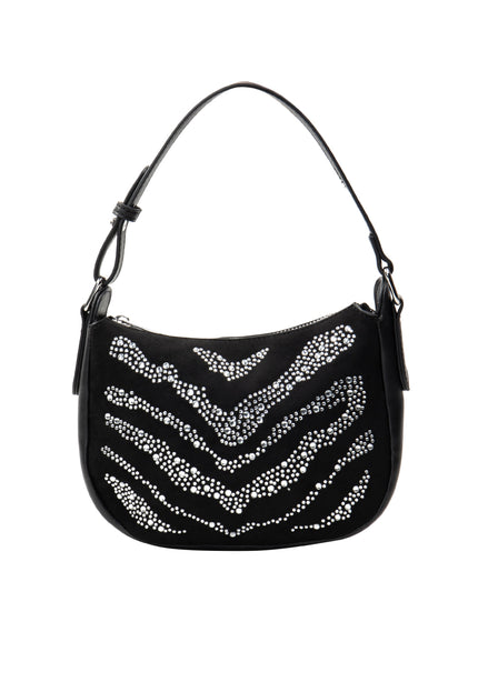 faina Women's Shoulder Bag With Rhinestones