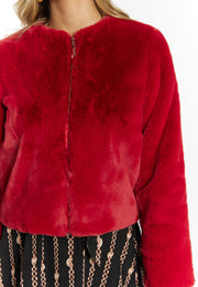 faina Women's Faux Fur Jacket