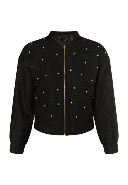 faina Damen Boucé-Jacke mit Strass