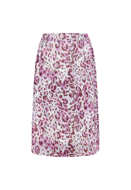 faina Women's Skirt With Leopard Print