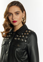 faina Damen Lederjacke