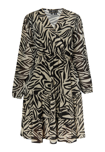faina Women's Zebra Print Dress