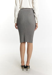 faina Damen Strickrock mit Strass