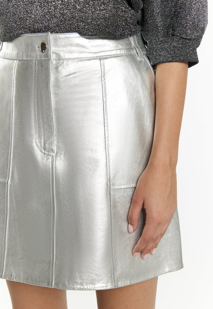 faina Women's Leather Skirt