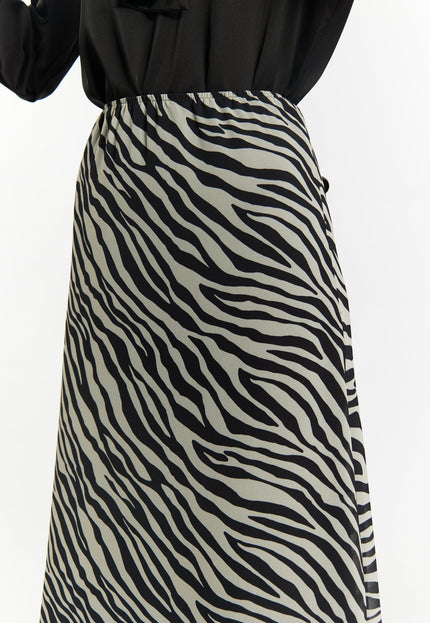 faina Damen Zebra-Print Rock