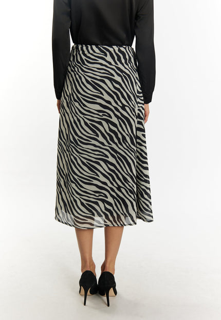 faina Damen Zebra-Print Rock