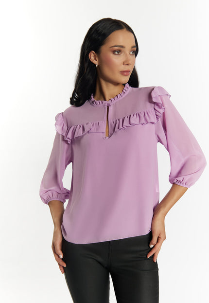 faina Damen Rüschenshirt