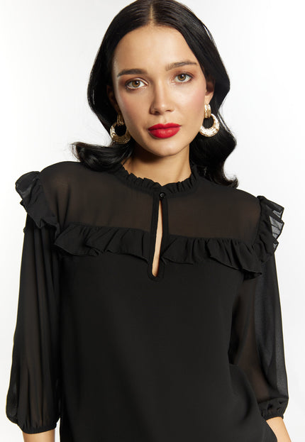 faina Damen Rüschenshirt