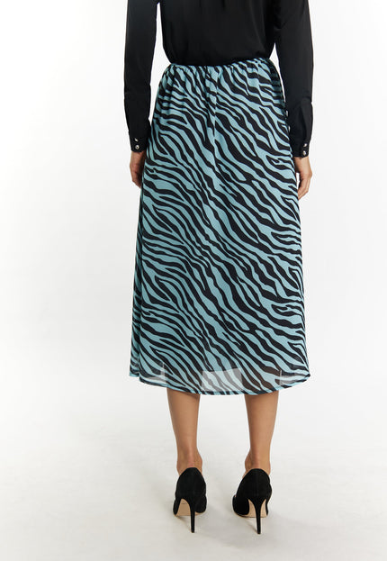 faina Damen Zebra-Print Rock