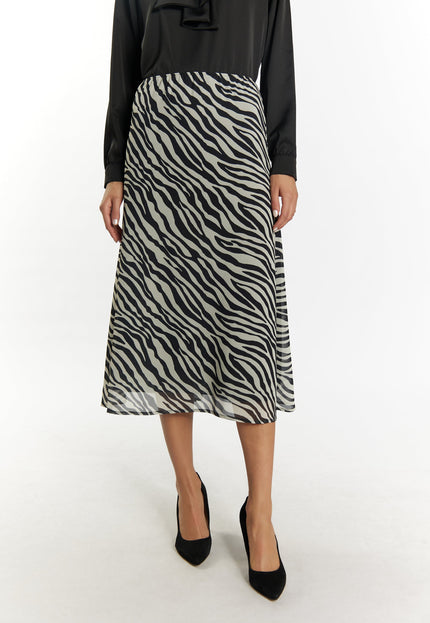 faina Damen Zebra-Print Rock