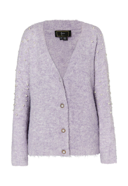 faina Damen Cardigan mit Perlen