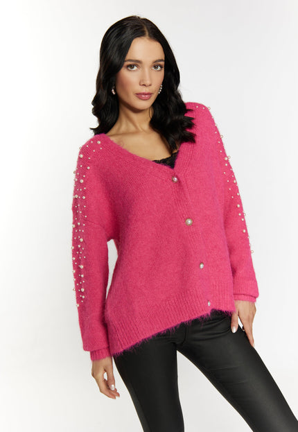 faina Damen Cardigan mit Perlen