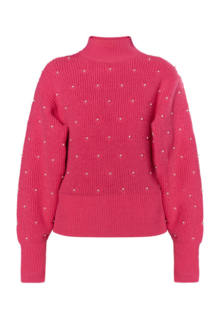 faina Women's Knitted Sweater With Pearl