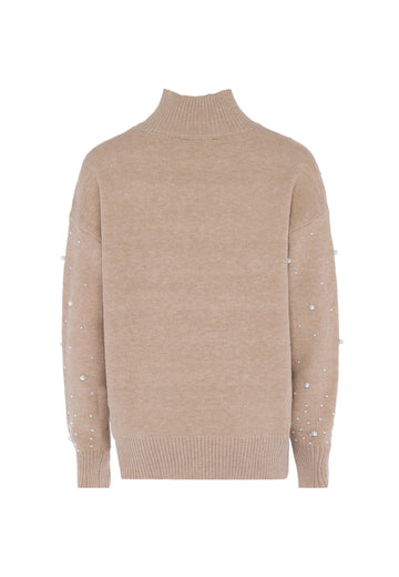 faina Women's Sweater With Pearl
