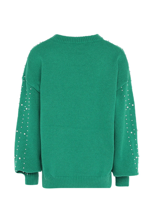 faina Women's Sweater With Pearl