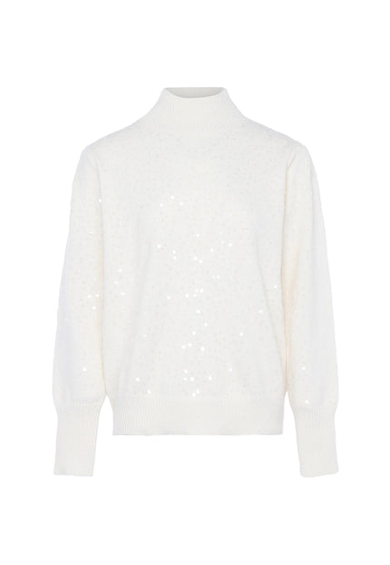 faina Women's Knitted Sweater With Sequin