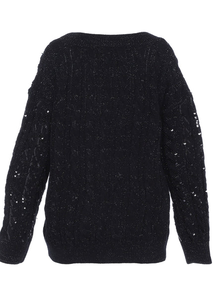 faina Women's Knitted Sweater With Sequin