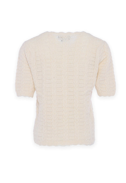 faina Damen Kurzarmpullover