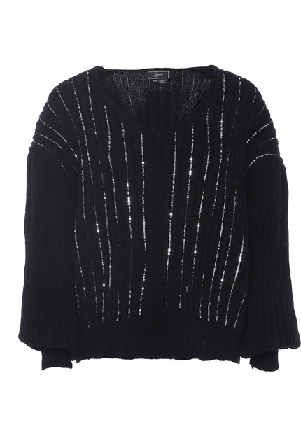 faina Women's Knitted Sweater With Sequin