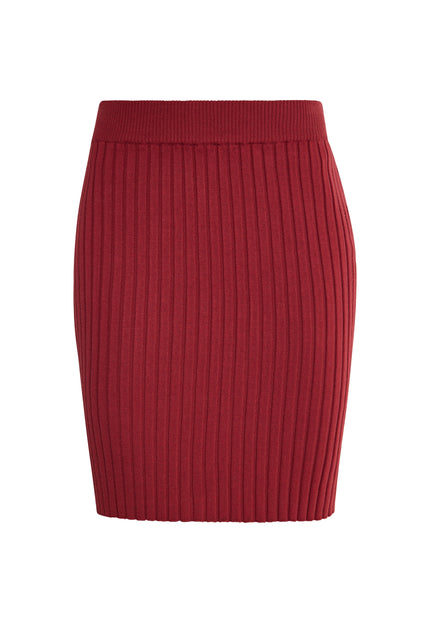 faina Women's Skirt With A Ribbed Knit Look