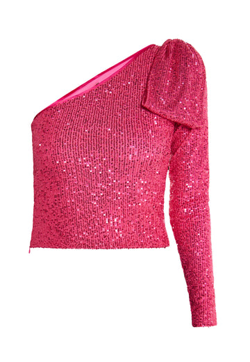 faina Damen Ein-Schulter-Top