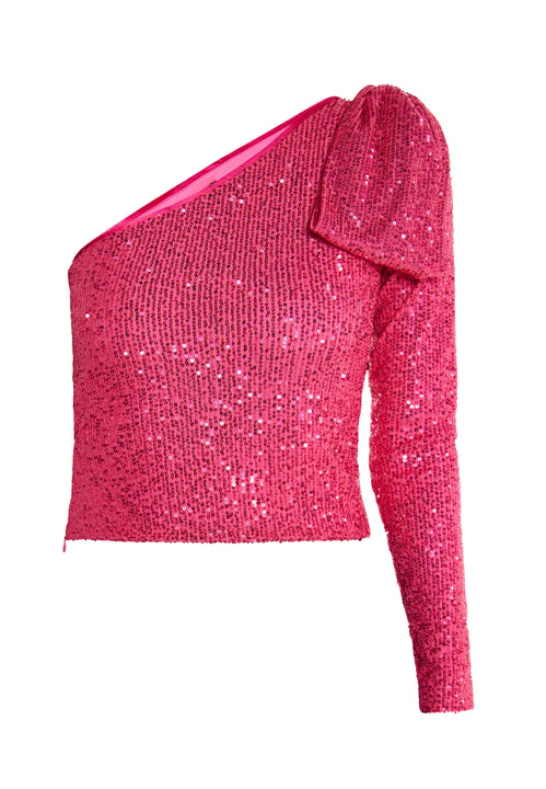 faina Damen Ein-Schulter-Top