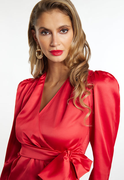 faina Women's Wrap Blouse