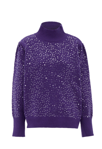 faina Women's Knitted Sweater With Sequin