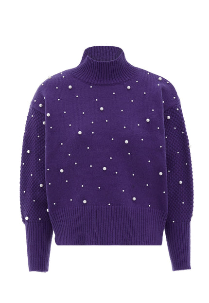 faina Women's Sweater With Pearl