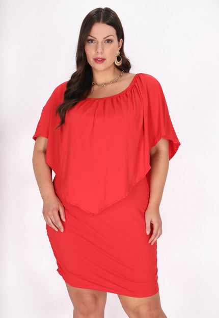 faina Damen Plus Size Kleid