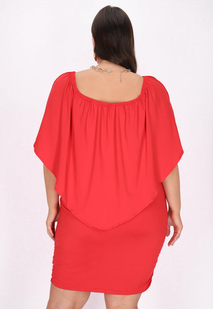 faina Damen Plus Size Kleid